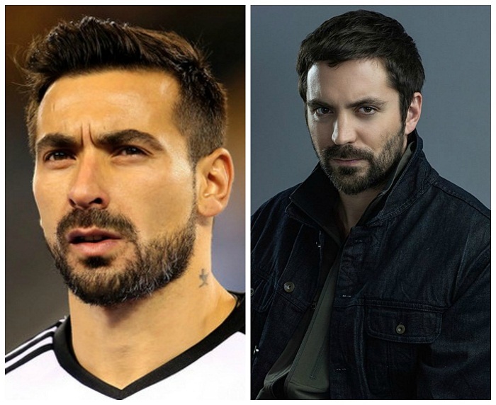 Nếu để tấm ảnh của Lavezzi và Rhys Coiro cạnh nhau, có thể bạn sẽ nghĩ họ là 1 người khi các chi tiết đều không cho thấy sự khác nhau. Lavezzi hiện là cầu thủ của PSG và ĐT Argentina, còn Rhys Coiro là một diễn viên nổi tiếng tại Mỹ. Coiro từng xuất hiện rất nhiều trong các bộ phim được chiếu trên HBO cũng như FOX.