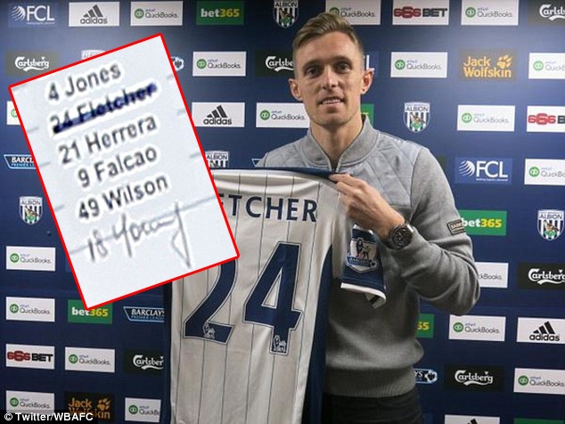 Sang West Brom, Fletcher van co ten trong doi hinh cua M.U hinh anh