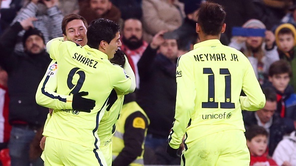 Mui dinh ba Neymar - Messi - Suarez giup Barca ha Bilbao 5-2 hinh anh