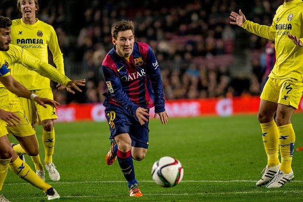 Messi giup Barca lap ky luc sau khi danh bai Villarreal 3-1 hinh anh