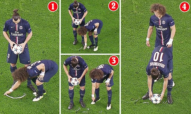 David Luiz thang tay xoa danh dau cua trong tai hinh anh