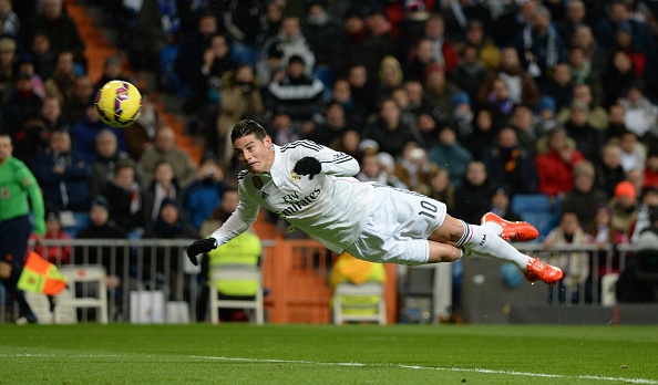 Tuyển thủ người Colombia không hề bị ngợp cho dù thi đấu bên cạnh những ngôi sao hàng đầu thế giới như Luka Modric, Toni Kroos, Gareth Bale, Karim Benzema và đặc biệt là Cristiano Ronaldo. Sau 33 lần khoác áo Real trên mọi mặt trận, ngôi sao 23 tuổi ghi 13 bàn cùng 9 pha kiến tạo (8 bàn và 7 đường kiến tạo/20 trận tại La Liga).