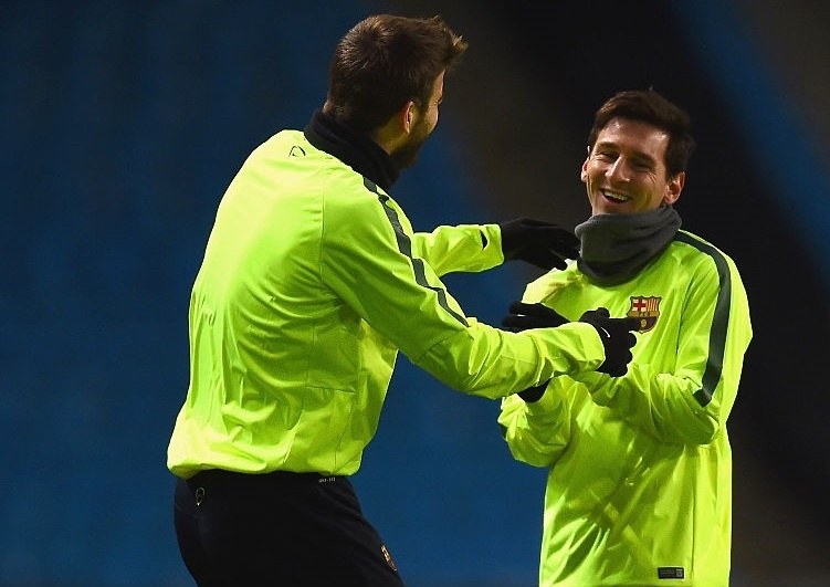 Messi tuoi cuoi tap luyen sau chuyen toi casino danh bac hinh anh