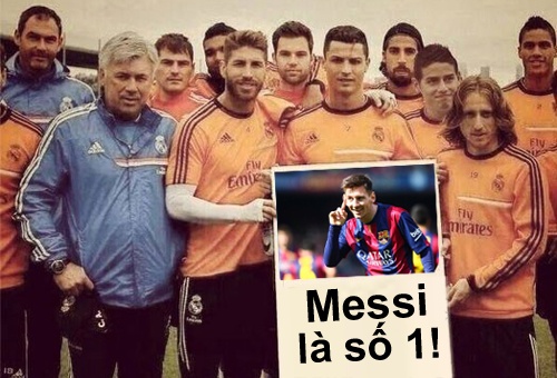 Anh che dan sao Real khen Messi hay nhat the gioi hinh anh