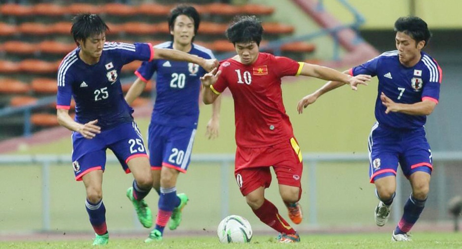Ha U23 Viet Nam 2-0, Nhat Ban dan dau bang I hinh anh