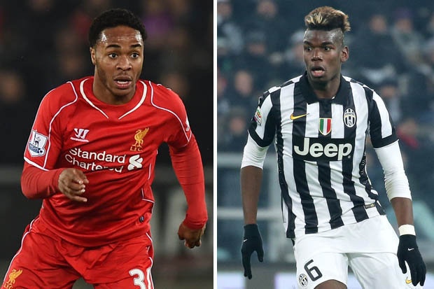 Sterling và Pogba là hai ngôi sao nằm trong tầm ngắm của Bayern.