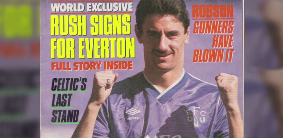 Huyền thoại của Liverpool khoác lên mình chiếc áo Everton trên trang bìa tờ Rushie số ra ngày 1/4/1989. Tuy nhiên, fan của Everton cụt hứng khi đọc thông tin chi tiết trong trang 7. Tất cả chỉ là sự thêu dệt của tác giả nhân ngày “Cá tháng tư”.