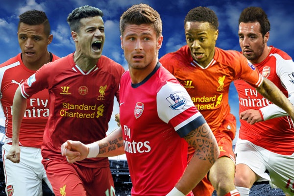 Doi hinh cuc manh ket hop giua Arsenal va Liverpool hinh anh