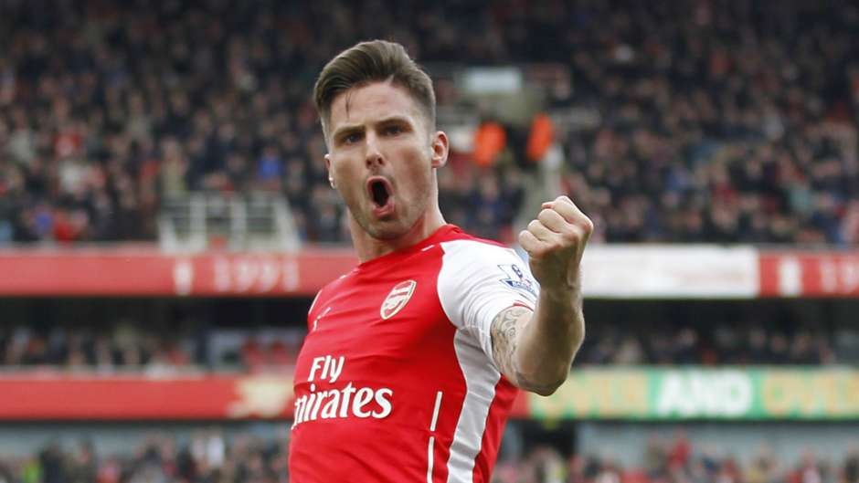 Giroud ghi dấu ấn trong 16 bàn thắng của Arsenal tại Premier League kể từ đầu mùa với 13 pha lập công cùng 3 lần kiến tạo. Chân sút người Pháp đạt tỷ lệ ghi bàn cao nhất tính trong 90 phút với 0,93%, đứng trên Harry Kane (0,92), Diego Costa (0,88) và Sergio Aguero (0,84).