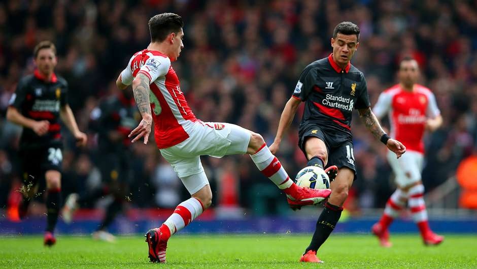 Trước đây, Coutinho từng chơi rất nổi bật trong các trận đấu quan trọng của Liverpool. Tuy nhiên, trong chuyến làm khách trên sân Emirates, tuyển thủ người Brazil thi đấu mờ nhạt, dẫn đến thất bại tan nát của “The Kop”.