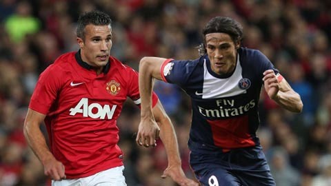 Van Gaal muon dua Cavani ve thay Van Persie hinh anh