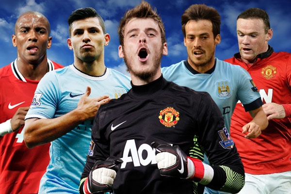 Doi hinh trong mo ket hop giua M.U va Man City hinh anh