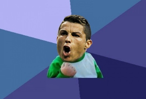 Anh che Ronaldo vui mung vi ghi ban tu cham da phat hinh anh