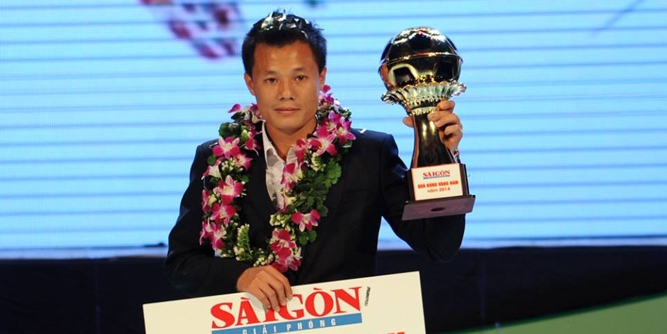 Thanh Luong gianh Qua bong vang Viet Nam 2014 hinh anh