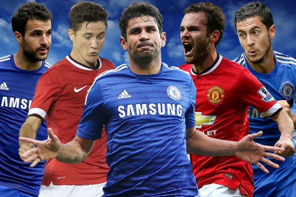 Sao Chelsea ap dao trong doi hinh ket hop voi M.U hinh anh