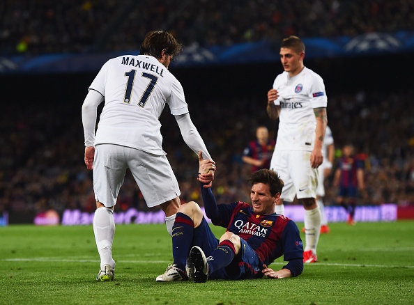Messi chơi không quá nổi bật trong trận bán kết lượt về tại Nou Camp. Ảnh: Getty Images.