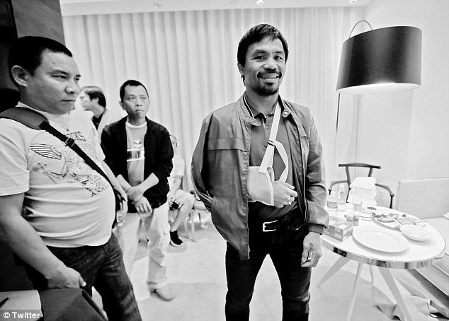 Pacquiao co the bi phat vi giau chan thuong hinh anh
