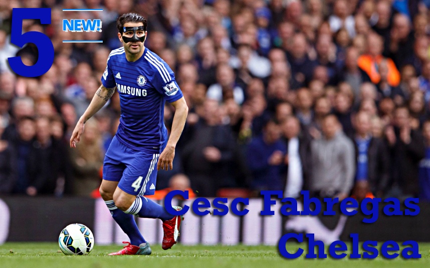 5. Cesc Fabregas (Chelsea): Đóng góp của F4 cho Chelsea không còn là những pha kiến tạo hay ghi bàn. Sự xuất hiện của anh ở hàng tiền vệ giúp lối chơi của “Lữ đoàn xanh” cân đối cả trong tấn công lẫn phòng ngự. Ảnh: Rex.