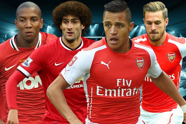 Doi hinh kho danh bai ket hop ngoi sao M.U va Arsenal hinh anh