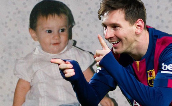 Hinh anh tho be dang yeu cua sao bong da hinh anh