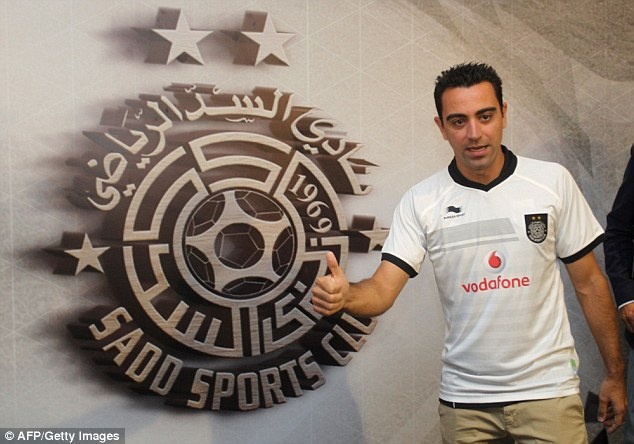 Xavi ra mat CLB moi Al Sadd hinh anh