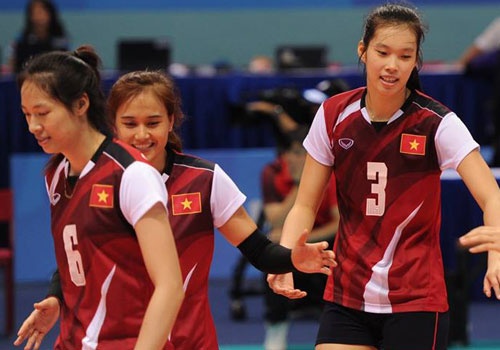 Bong chuyen nu VN thua Thai Lan 0-3 trong tran tranh HCV hinh anh