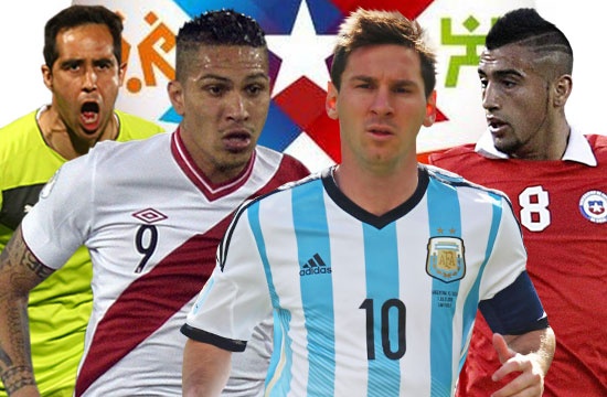 Messi dan dau doi hinh tieu bieu Copa America hinh anh