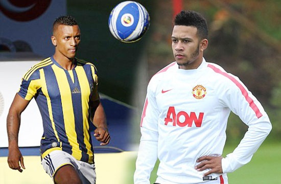 Depay tap luyen cung M.U, Nani ra mat doi bong moi hinh anh
