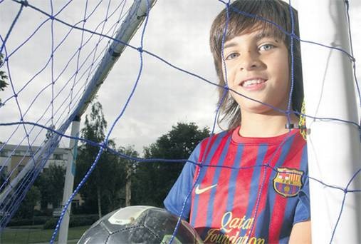 Man trinh dien an tuong cua 'Messi Ireland' hinh anh