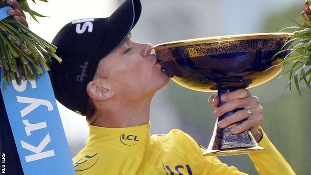 Chris Froome vo dich Tour de France 2015 hinh anh