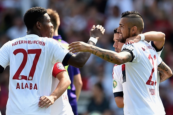 Vidal lap cong, Bayern thang 3-1 tai Cup quoc gia Duc hinh anh