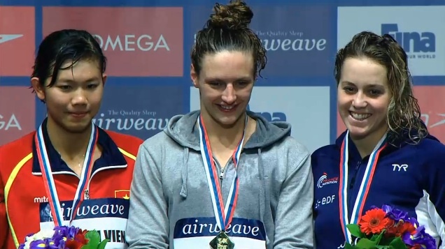 Anh Vien gianh HCB 400 m hon hop o Cup the gioi hinh anh