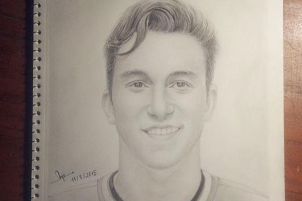 Hau ve Darmian cua M.U cam on buc ve cua fan Viet hinh anh