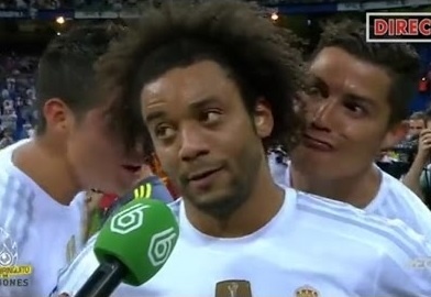 Ronaldo chu moi, pha dam cuoc phong van cua Marcelo hinh anh