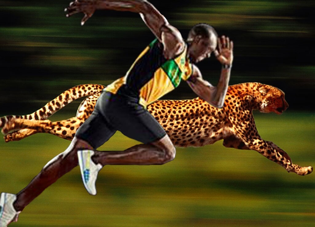Usain Bolt chay nhanh co nao? hinh anh