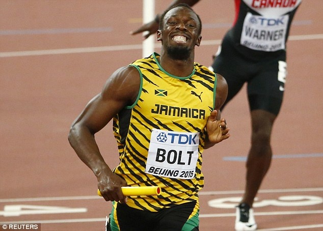 Usain Bolt gianh HCV thu 3 tai giai dien kinh the gioi 2015 hinh anh