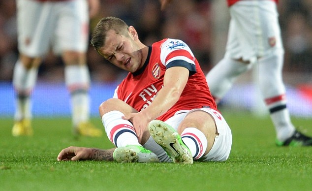 Wilshere co the vang mat 3 thang vi phau thuat hinh anh