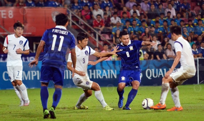 U19 Han Quoc danh bai Thai Lan nho ban thang phut 90 hinh anh