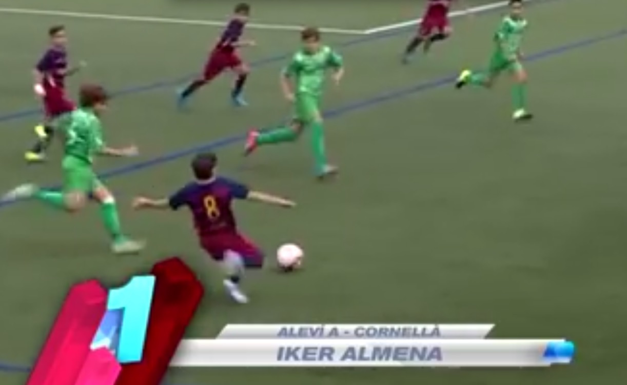 Top 5 ban thang dep cua cau thu nhi La Masia tuan qua hinh anh