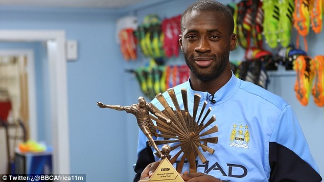 Yaya Toure doat danh hieu cau thu hay nhat chau Phi 2015 hinh anh