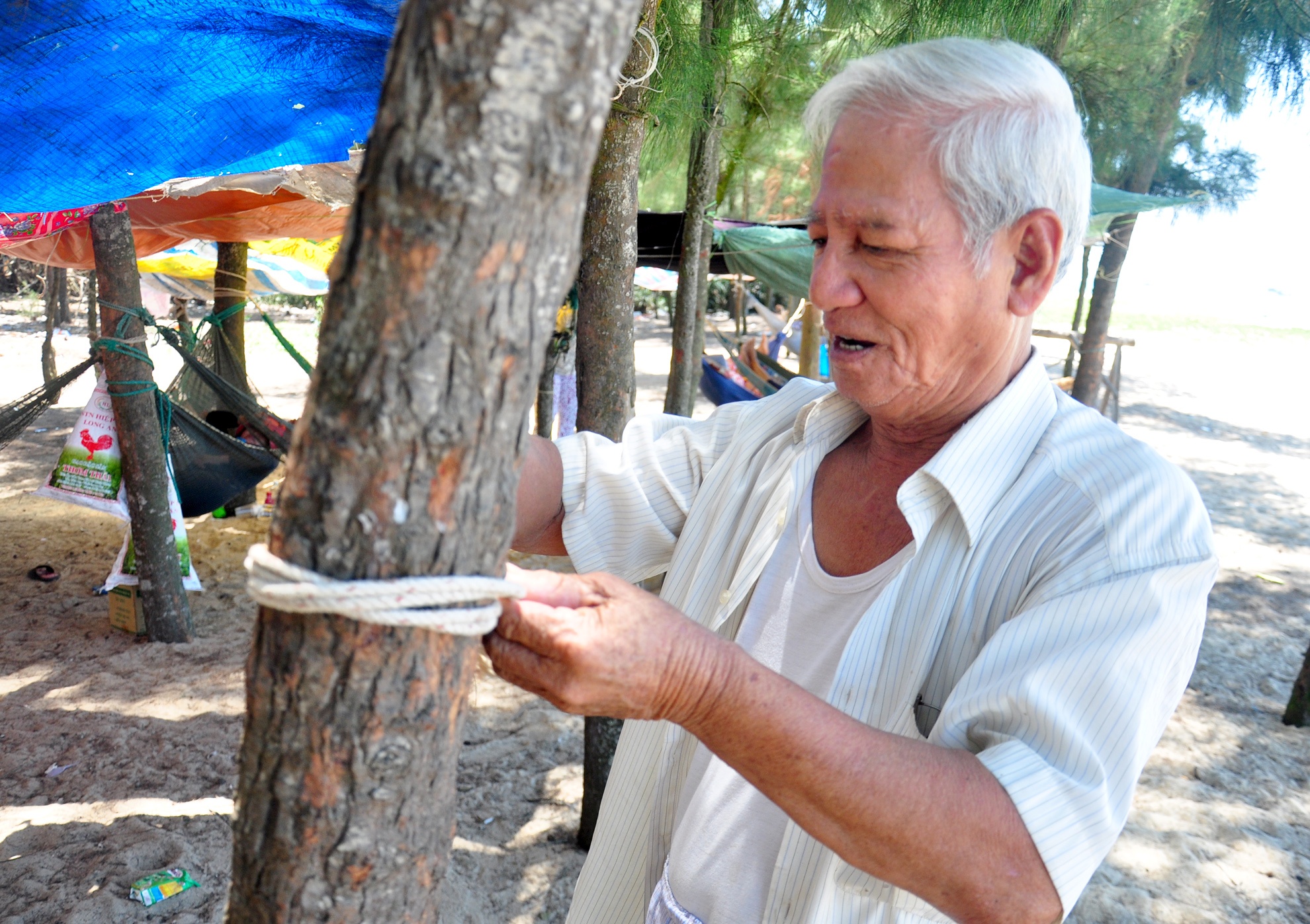 Dan ra bien tron nang nong anh 3