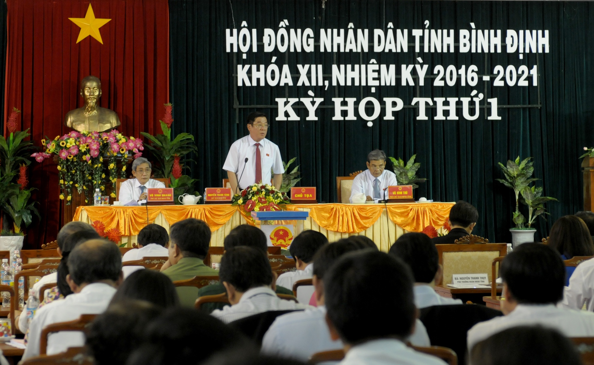 Chủ tịch tỉnh Bình Định tái đắc cử ảnh 1 Chu tich tinh Binh Dinh tai dac cu anh 1