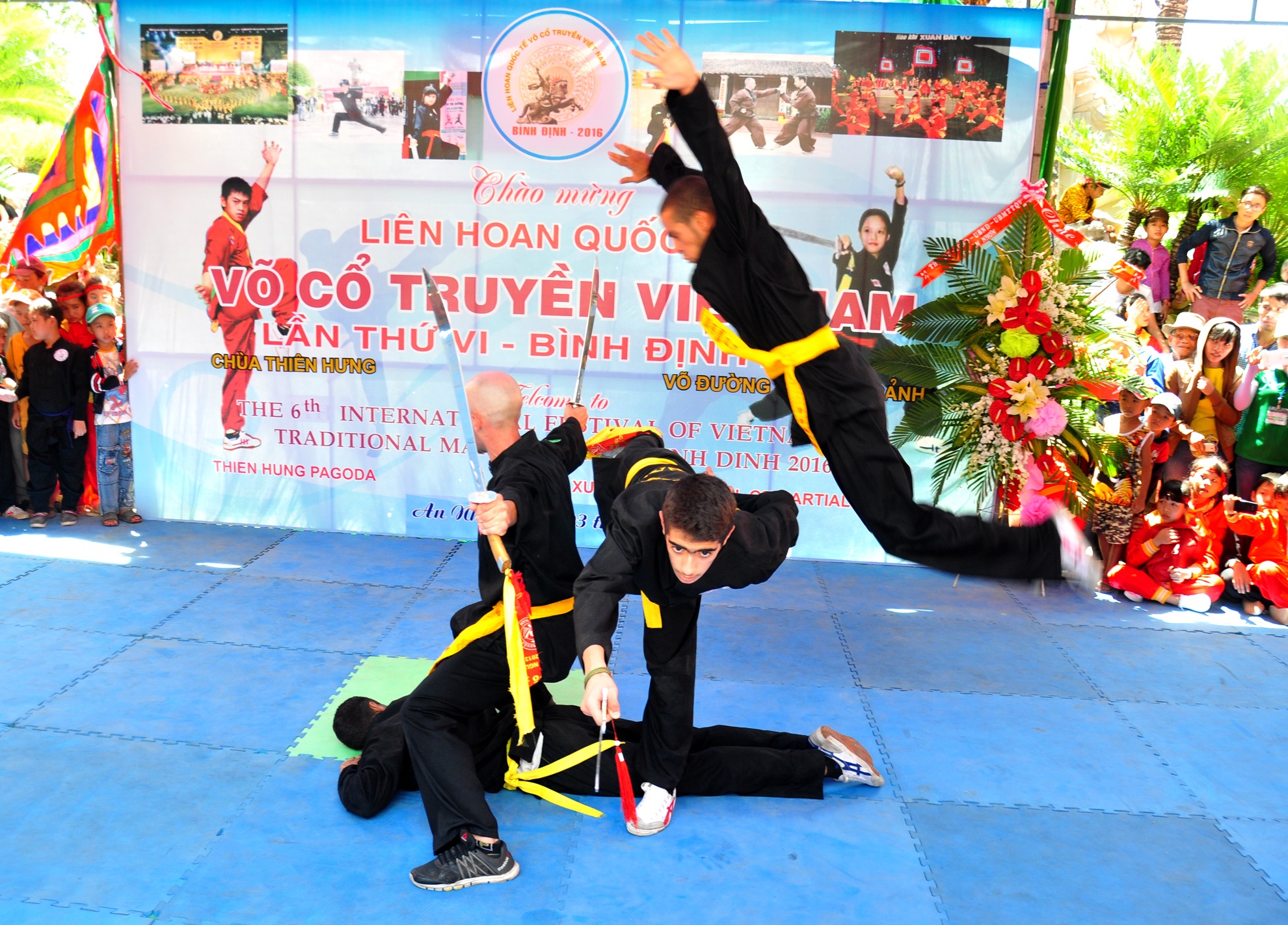 Mon sinh quoc te dien vo co truyen o Binh Dinh anh 9