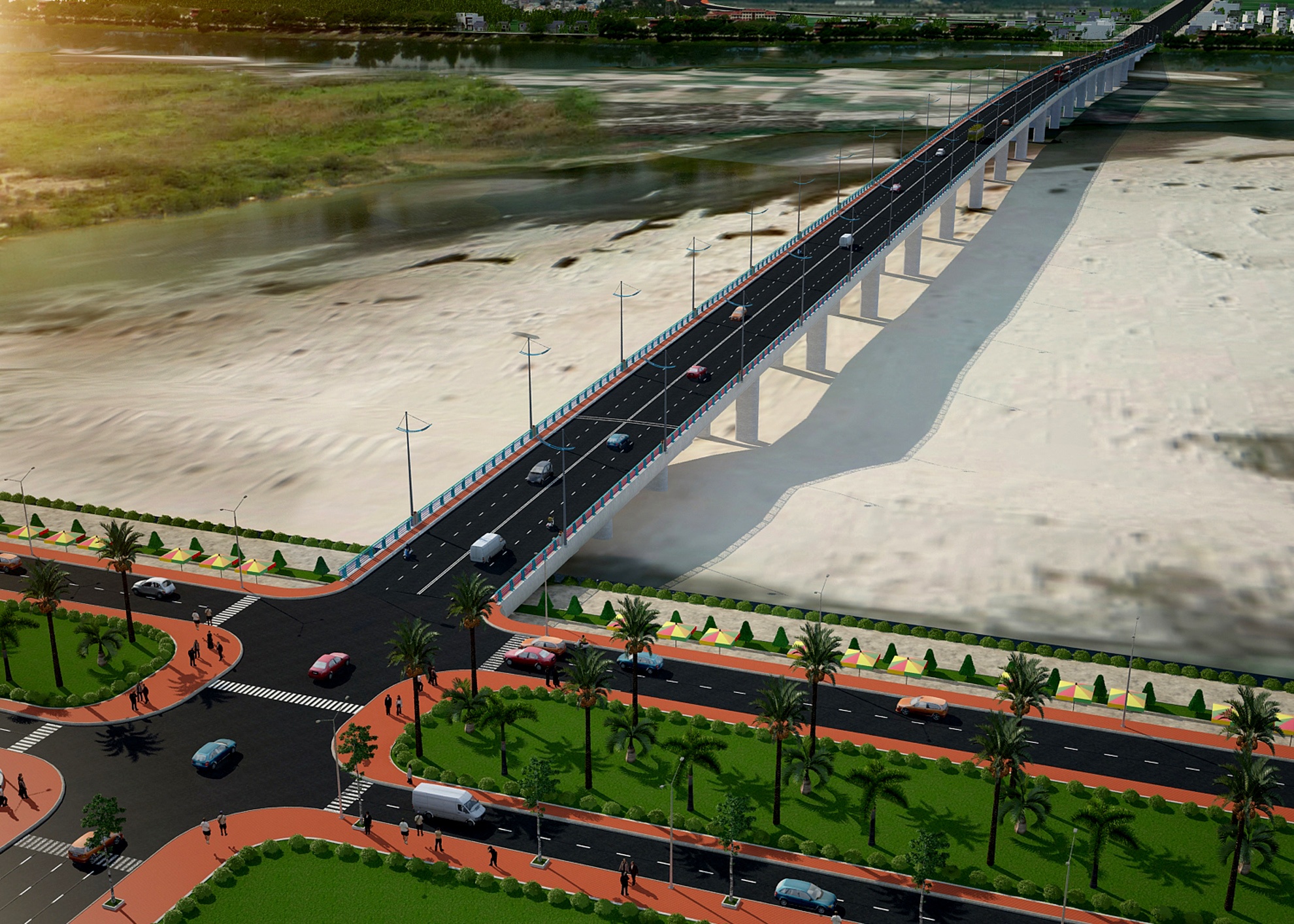 Quang Ngai xay cau thu 3 vuot song Tra Khuc hinh anh