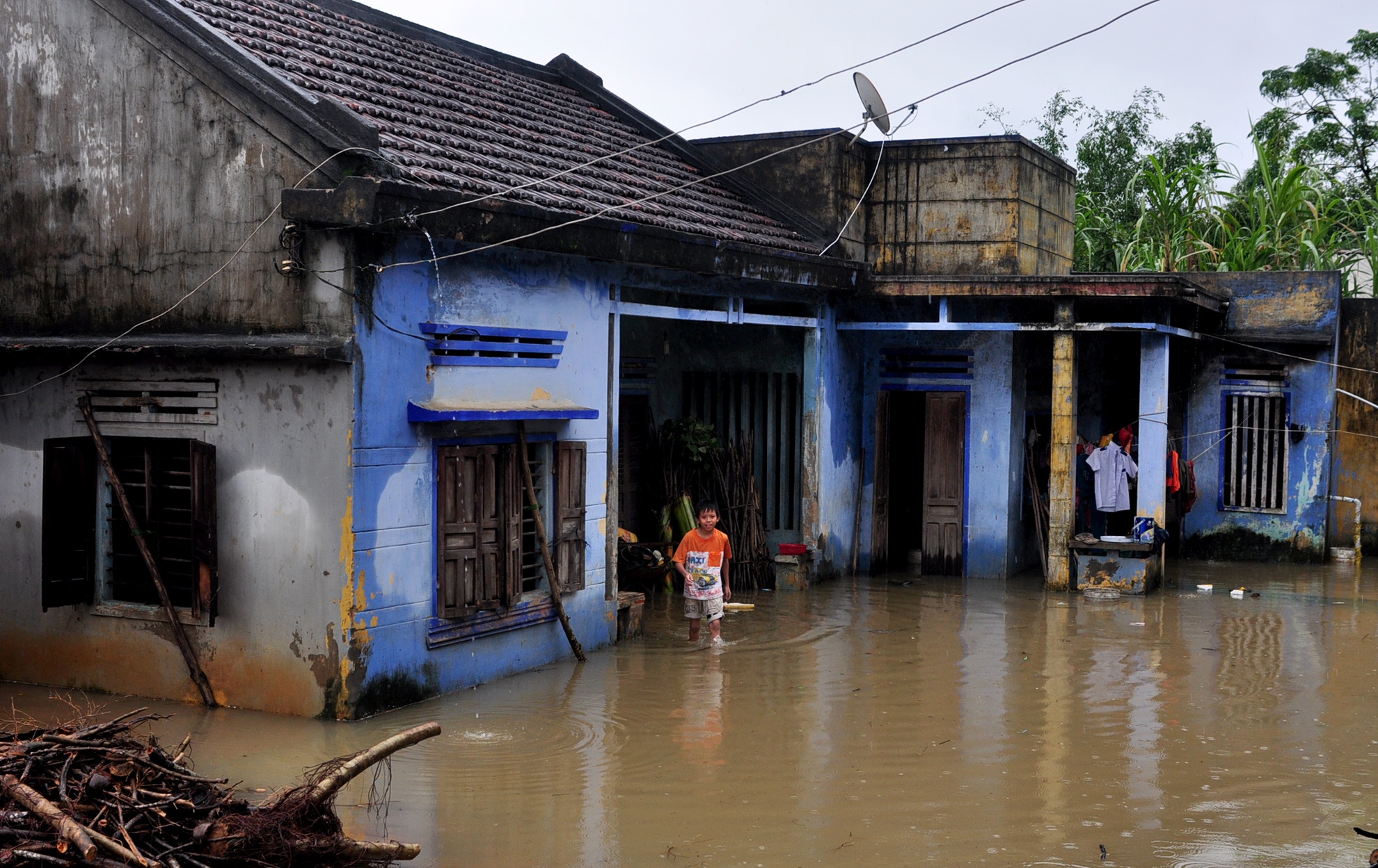 Thiệt hại mưa lũ ảnh 1 Thiet hai mua lu anh 1