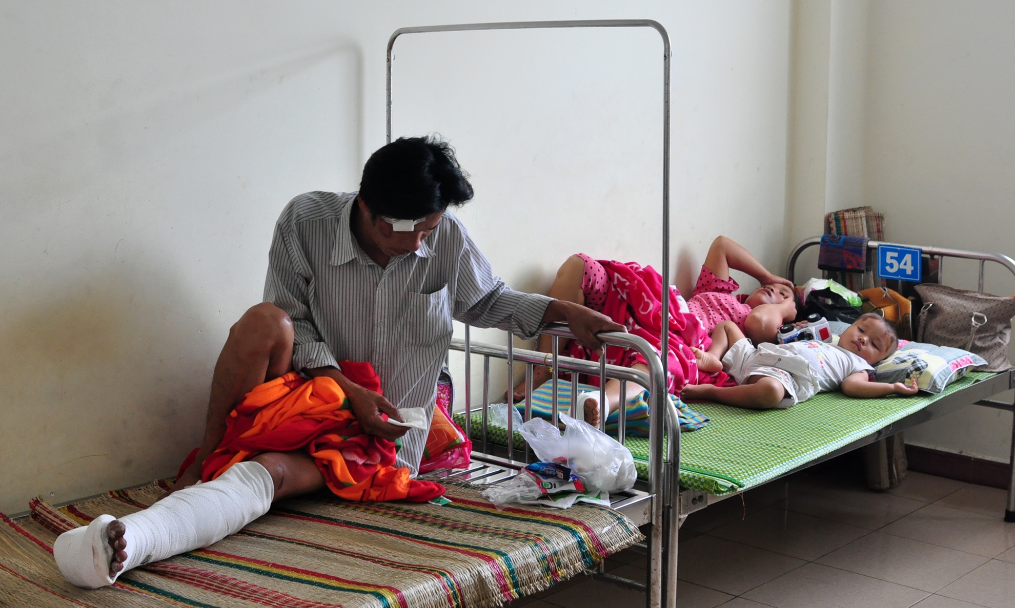 Xe khach hat vang ca nha di chuc Tet anh 1