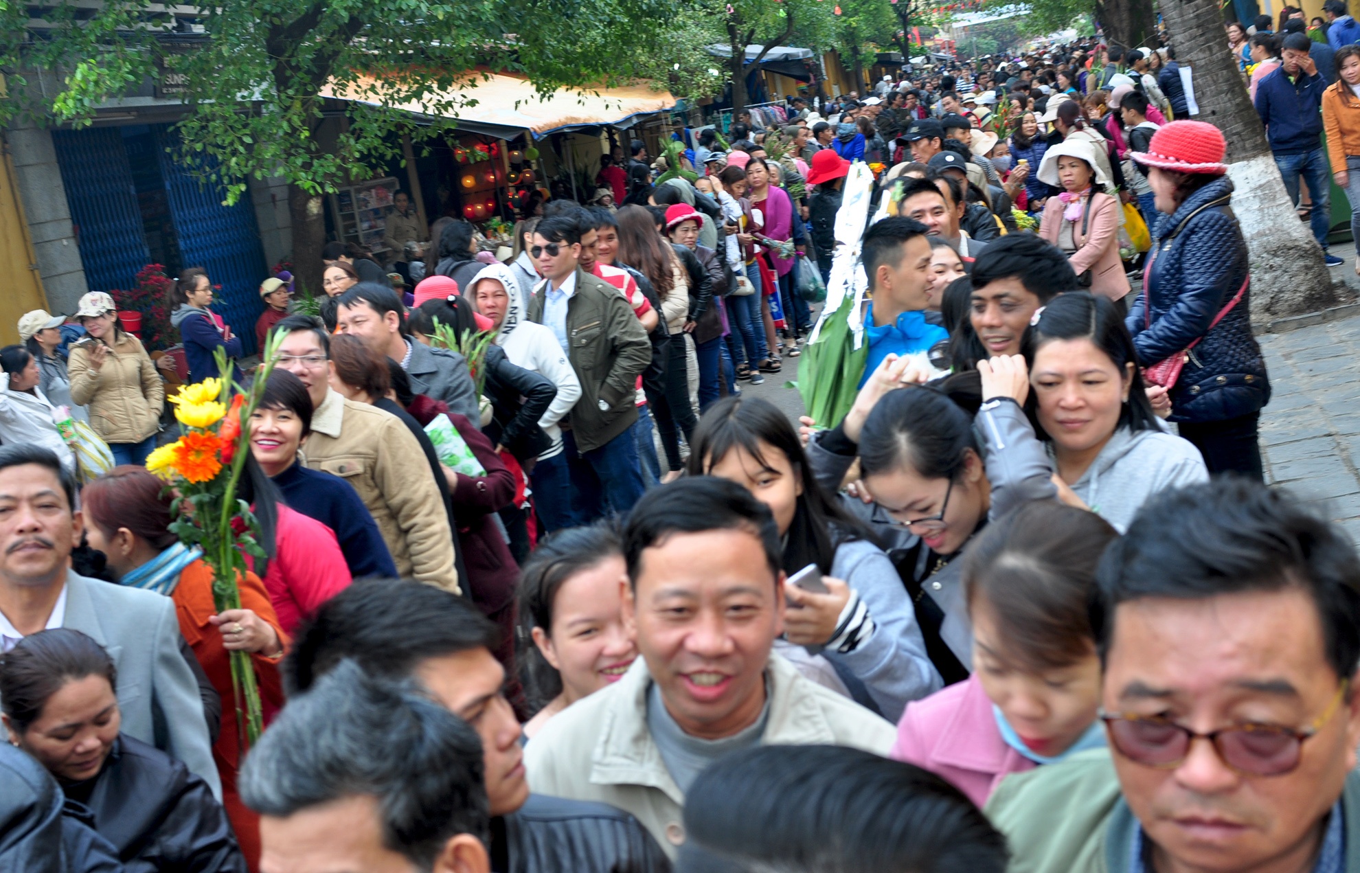 Dan mien Trung 'rong ran' o Hoi An xin loc dau nam hinh anh