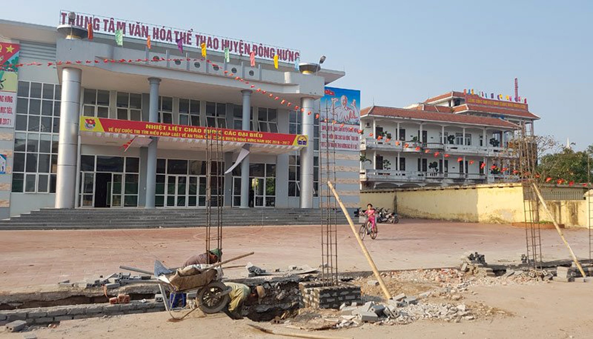 Ca huyen o Thai Binh tu thao do cong trinh lan chiem via he hinh anh