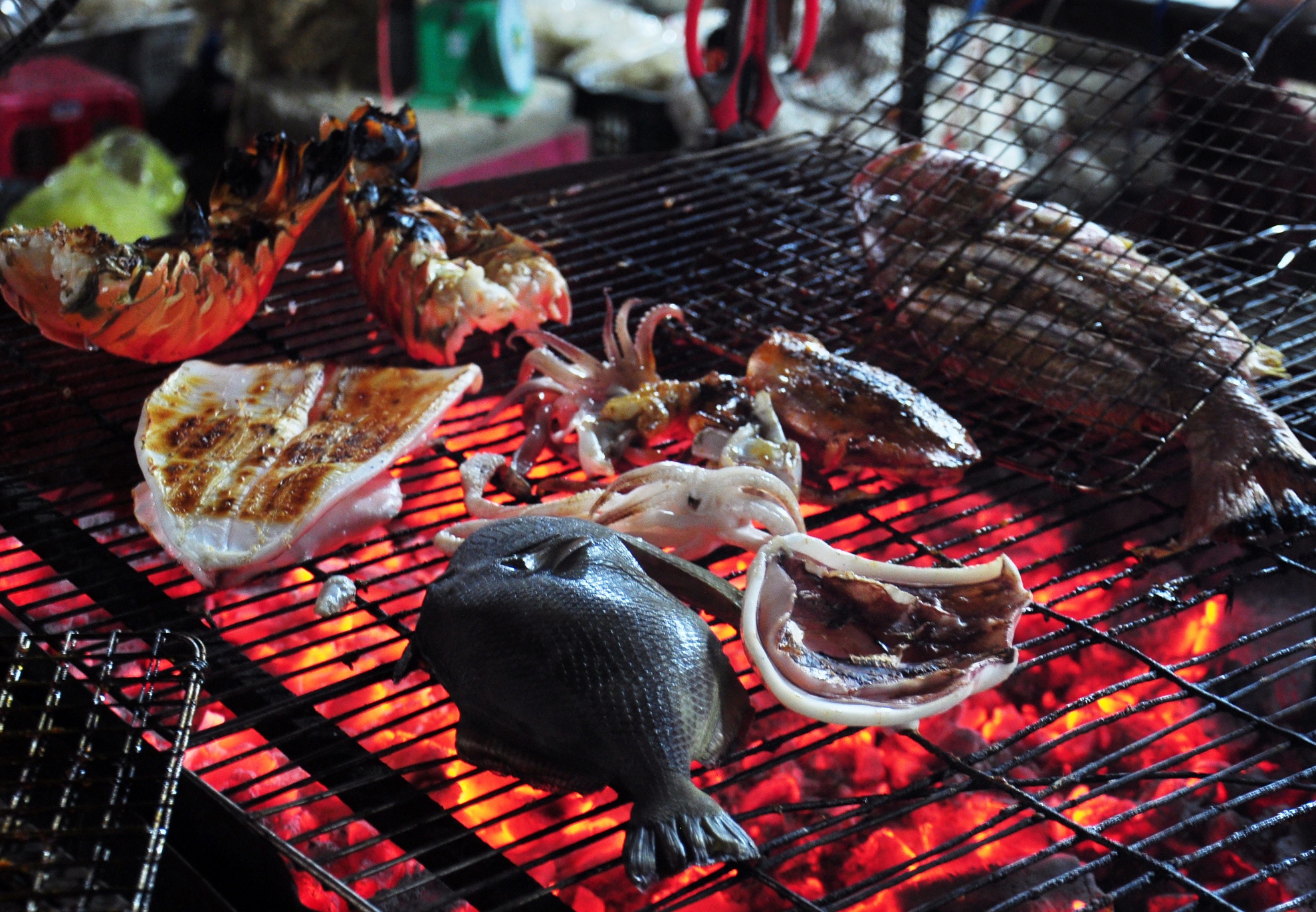 Cho dem thuy san o dao Ly Son anh 14