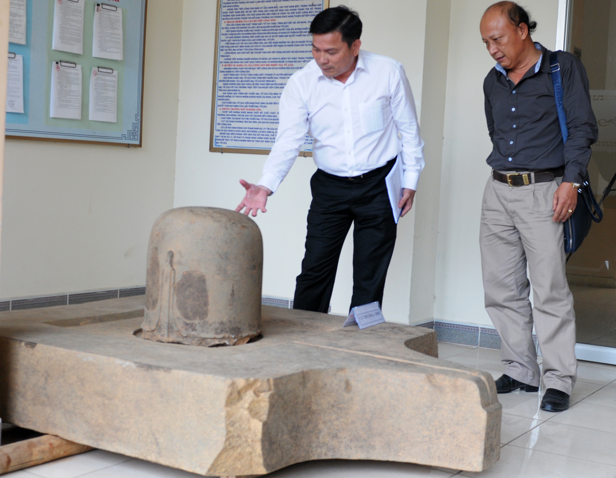 Phat hien bo sinh thuc khi van hoa Cham lon nhat Viet Nam hinh anh